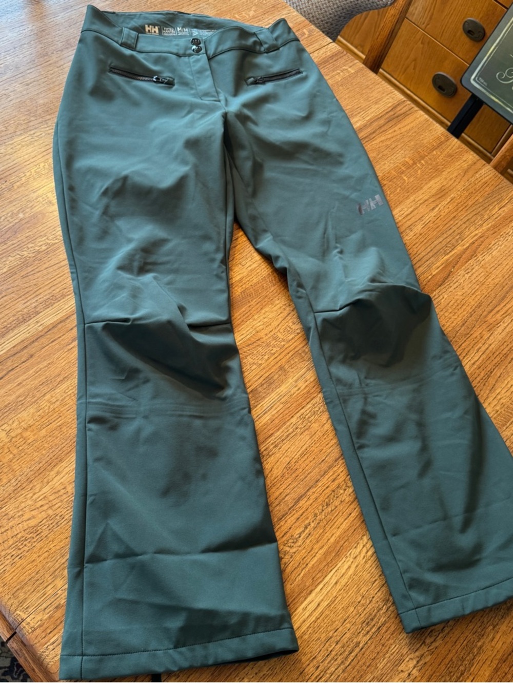 Helly Hansen Bellissimo Softshell Ski Pants - Green - Size M